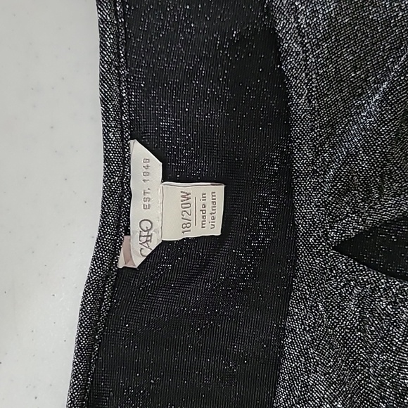 💥3for$12💥 Cato women's asymmetrical shimmery tunic size 18/20W - Picture 5 of 7